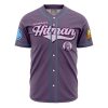 Hit DBZ AOP Baseball Jersey AOP Baseball Jersey FRONT Mockup - Anime Gifts Store