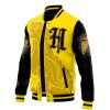 Hogwarts Legacy Hufflepuff V1 HP Varsity Jacket F RIGHT Mockup - Anime Gifts Store