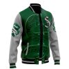 Hogwarts Legacy Slytherin HP Varsity Jacket F LEFT Mockup - Anime Gifts Store