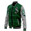 Hogwarts Legacy Slytherin HP Varsity Jacket F RIGHT Mockup - Anime Gifts Store