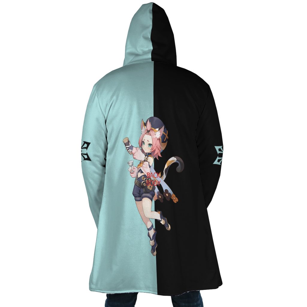 Hooded Cloak Coat back 1 3 - Anime Gifts Store