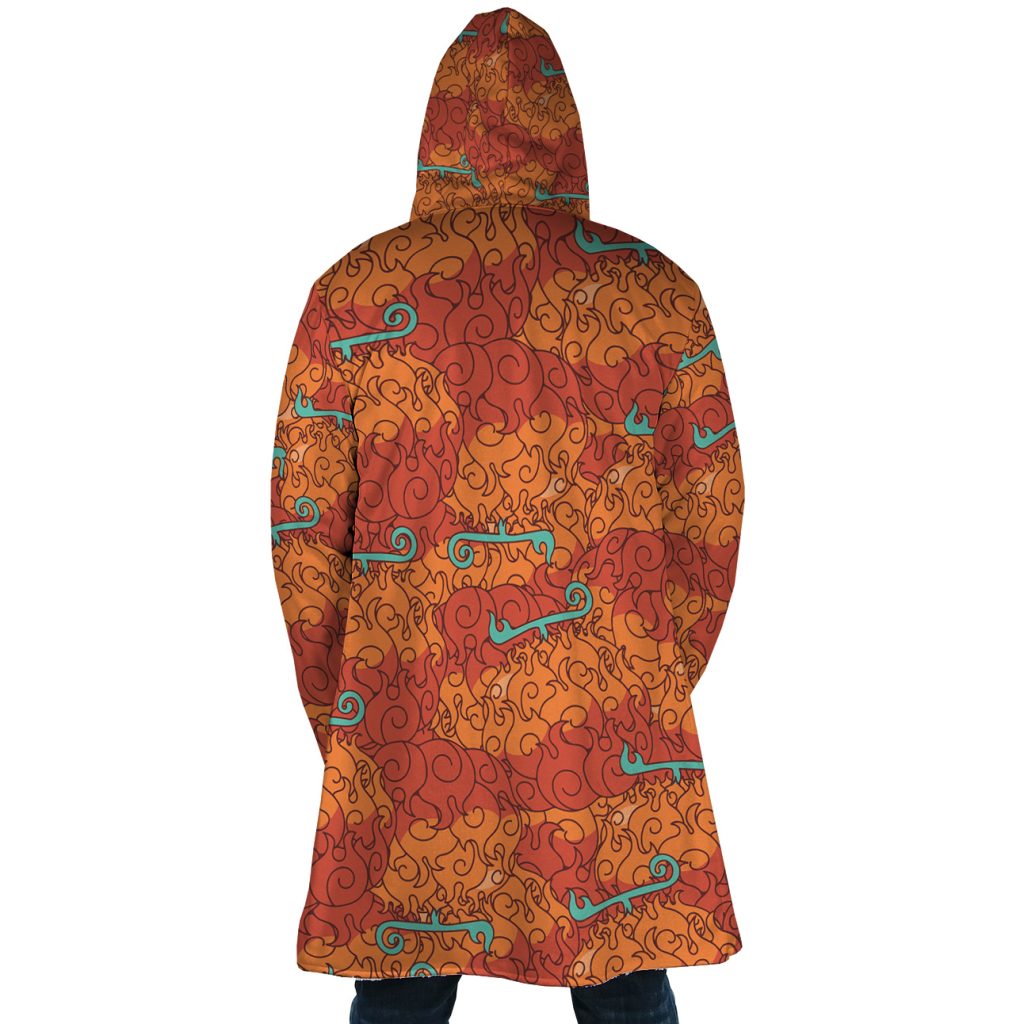 Hooded Cloak Coat back 2 3 - Anime Gifts Store