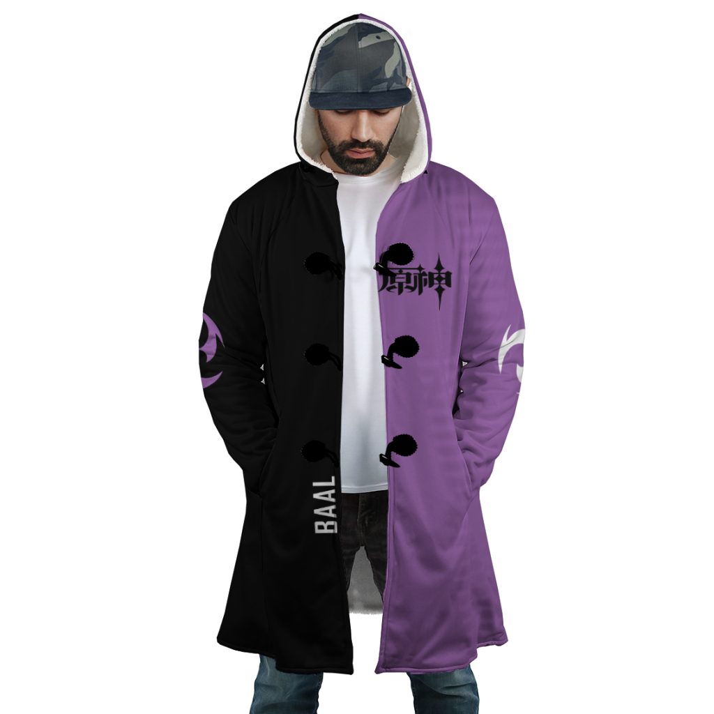 Hooded Cloak Coat front 1 - Anime Gifts Store