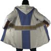 Hooded Cloak Coat no hood 23 - Anime Gifts Store