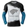 House Stark Compression Shirt Rash Guard front - Anime Gifts Store