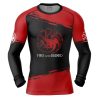 House Targaryen Compression Shirt Rash Guard front - Anime Gifts Store