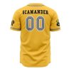 Hufflepuff House Harry Potter AOP Baseball Jersey AOP Baseball Jersey BACK Mockup - Anime Gifts Store