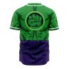 Hulk Marvel AOP Baseball Jersey BACK Mockup 2 - Anime Gifts Store