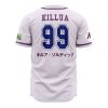 Hunter Association Killua HXH AOP Baseball Jersey AOP Baseball Jersey BACK Mockup - Anime Gifts Store