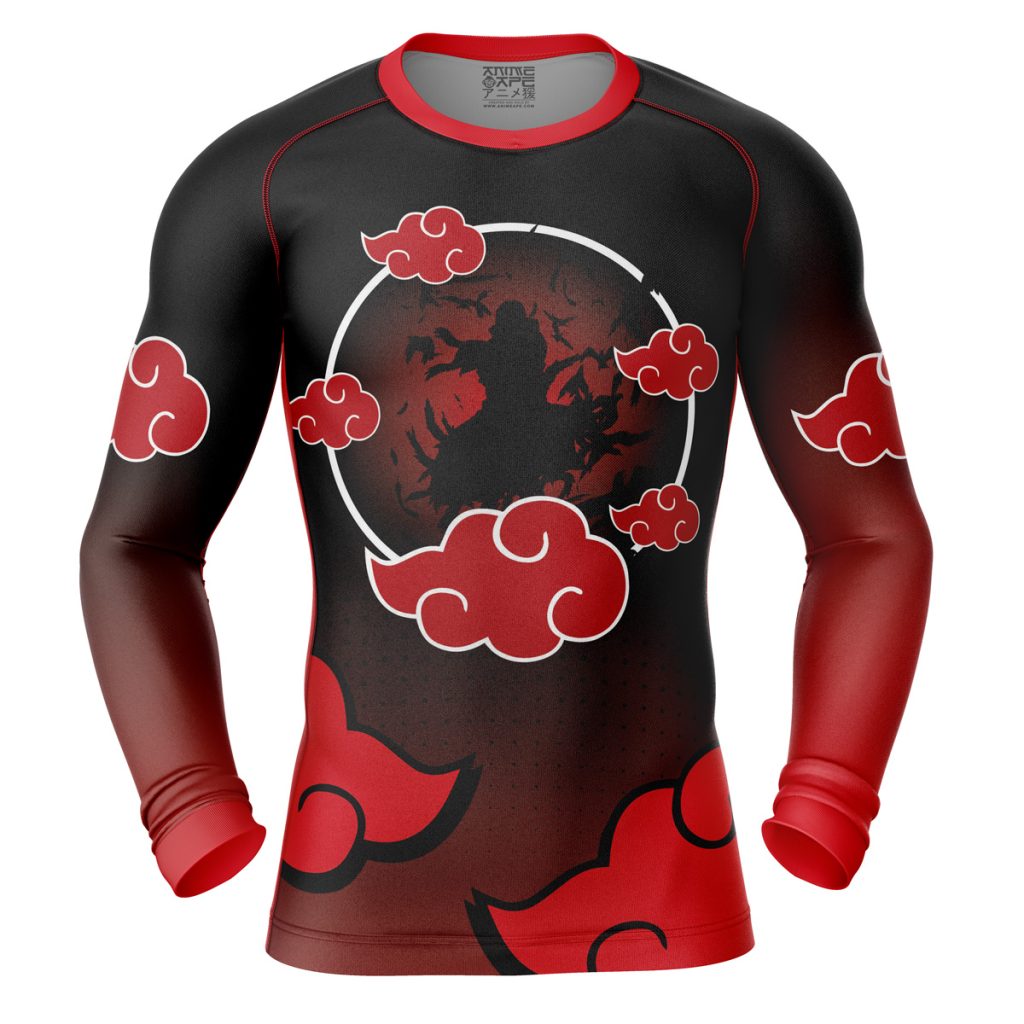 Itachi Compression Shirt Rash Guard front - Anime Gifts Store