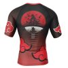 Itachi Short Sleeve Rash Guard back - Anime Gifts Store