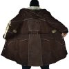 Jacob Frye Assassins Creed AOP Hooded Cloak Coat NO HOOD Mockup - Anime Gifts Store