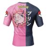 Jigglypuff Attack P Rashguards Short Sleeve BACK Mockup - Anime Gifts Store