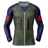 Kakashi Compression Shirt Rash Guard front - Anime Gifts Store