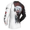 Ken Kaneki TG Rashguards Long Sleeve B SIDE Mockup - Anime Gifts Store