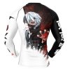 Ken Kaneki TG Rashguards Long Sleeve BACK Mockup - Anime Gifts Store