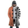 Kinemon One Piece AOP Hooded Cloak Coat FRONT Mockup - Anime Gifts Store