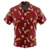 Kirishima Red Riot MHA Short Sleeve Hawaiian Shirt FRONT Mockup - Anime Gifts Store