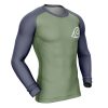 Konohagakure Jounin Uniform Naruto Rashguards Long Sleeve F SIDE Mockup - Anime Gifts Store