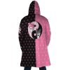 Korumi Sanrio AOP Hooded Cloak Coat BACK Mockup - Anime Gifts Store