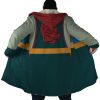 Kurama GF AOP Hooded Cloak Coat NO HOOD Mockup - Anime Gifts Store