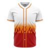 Kyojuro Rengoku DS AOP Baseball Jersey FRONT Mockup - Anime Gifts Store