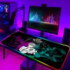 Large RGB Anime Death Note Mouse Pad Xxl Speed Gaming Computer Accessories Mousepad LED Gamers Keyboard 1 - Anime Gifts Store