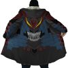 Lazengann Tengen Toppa Gurren Lagann AOP Hooded Cloak Coat NO HOOD Mockup - Anime Gifts Store