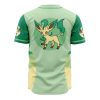 Leafeon Pokemon AOP Baseball Jersey AOP Baseball Jersey BACK Mockup - Anime Gifts Store