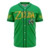 Link Legend of Zelda AOP Baseball Jersey FRONT Mockup - Anime Gifts Store