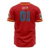 Luffy One Piece AOP Baseball Jersey BACK Mockup - Anime Gifts Store