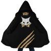 MSBY Black Jackals Haikyuu AOP Hooded Cloak Coat MAIN Mockup - Anime Gifts Store