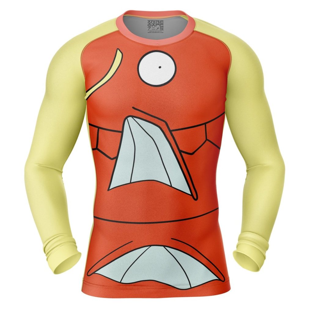 Magikarp Compression Shirt Rash Guard front - Anime Gifts Store