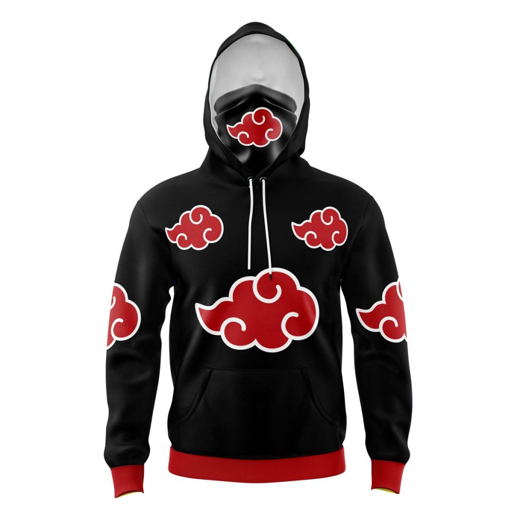 Masked Hoodie Front Mockup 1 - Anime Gifts Store