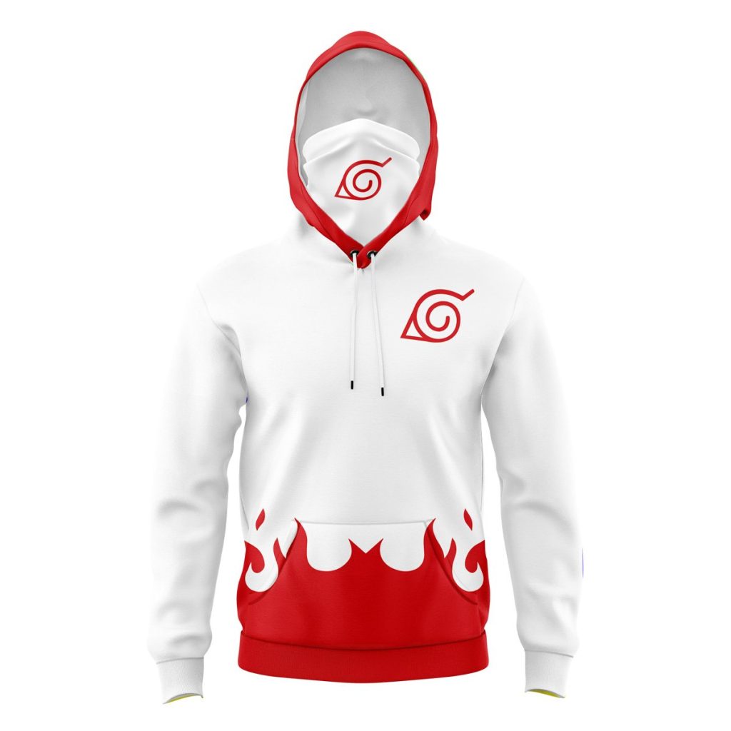 Masked Hoodie Front Mockup - Anime Gifts Store