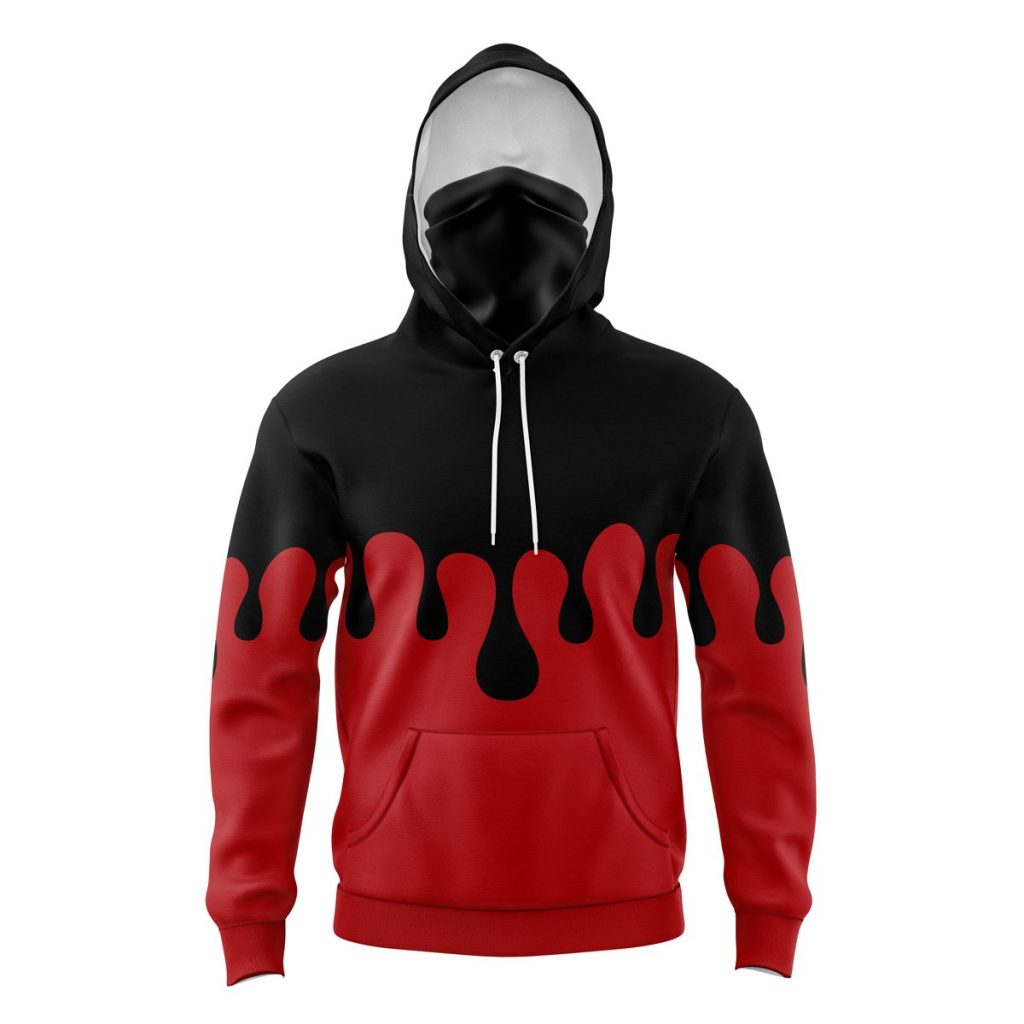 Masked Hoodie Front Mockup 24 - Anime Gifts Store