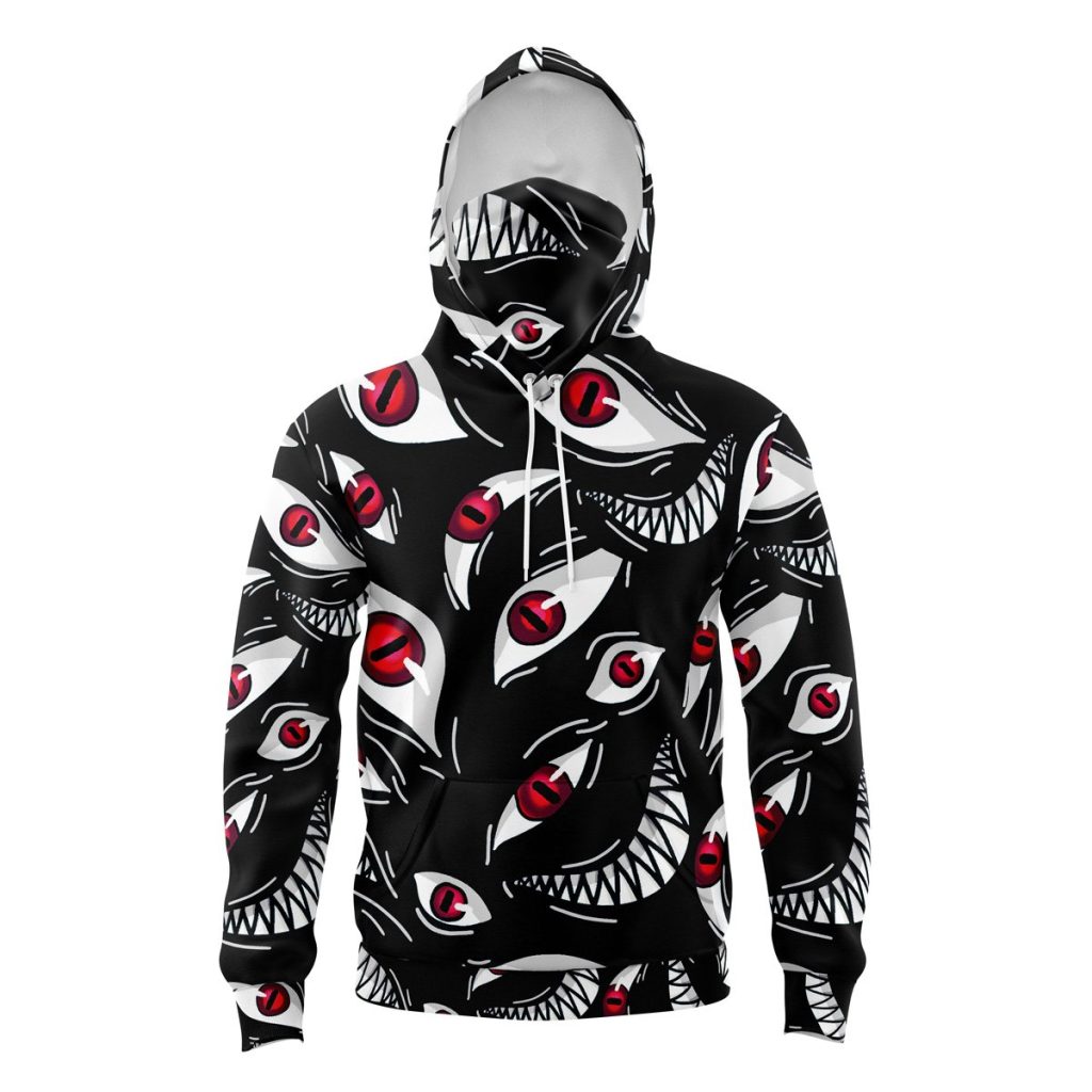 Masked Hoodie Front Mockup 35 - Anime Gifts Store