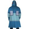 Mega Man X Gaming AOP Hooded Cloak Coat BACK Mockup - Anime Gifts Store