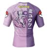 Mewtwo Attack P Rashguards Short Sleeve BACK Mockup - Anime Gifts Store