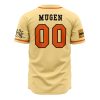 Mugen V2 SC AOP Baseball Jersey BACK Mockup - Anime Gifts Store