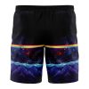 Naruto Akatsuki Astral Led Pain Hawaiian Shorts BACK Mockup - Anime Gifts Store