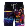 Naruto Akatsuki Astral Led Pain Hawaiian Shorts FRONT Mockup Knot - Anime Gifts Store