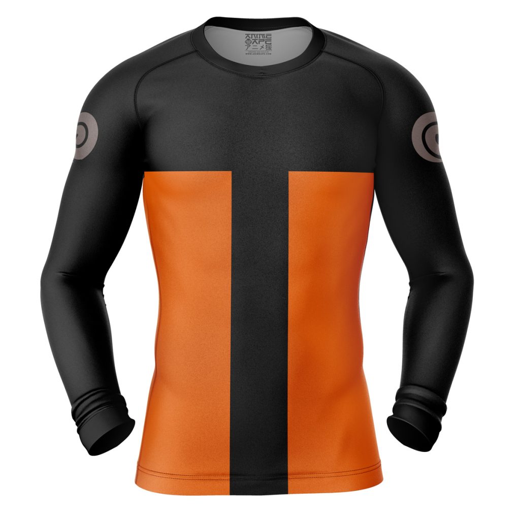 Naruto uzumaki Compression Shirt Rash Guard front - Anime Gifts Store