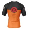 Naruto uzumaki Short Sleeve Rash Guard back - Anime Gifts Store