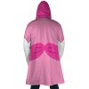 Peach Princess SMB AOP Hooded Cloak Coat BACK Mockup - Anime Gifts Store