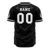 Personalized Black Panther Marvel AOP Baseball Jersey BACK Mockup - Anime Gifts Store