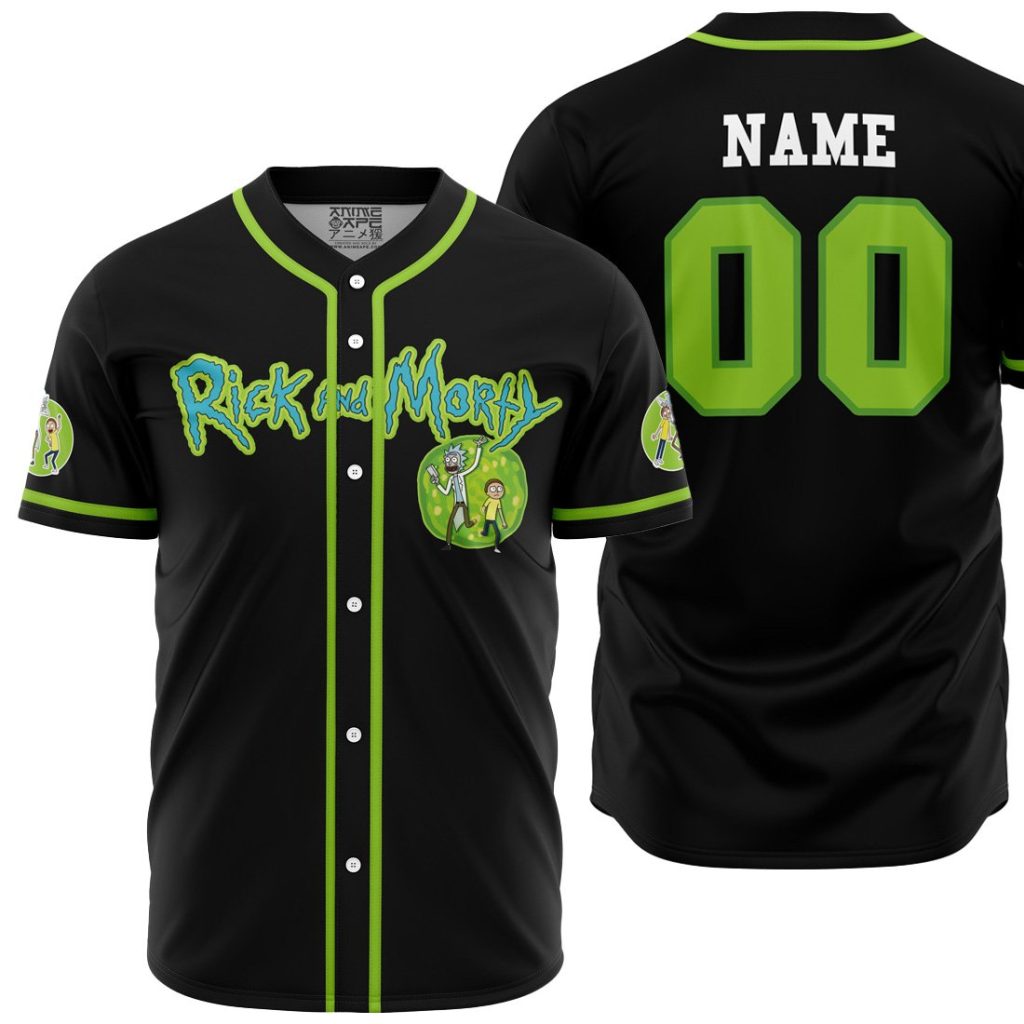 Personalized Cosmic Rick RAM AOP Baseball Jersey MAIN Mockup - Anime Gifts Store