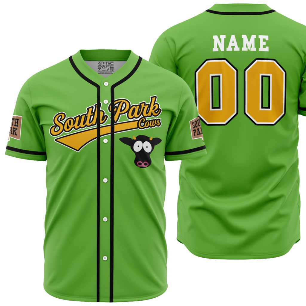 Personalized Cows SP AOP Baseball Jersey MAIN Mockup - Anime Gifts Store