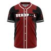 Personalized Deadpool M AOP Baseball Jersey FRONT Mockup - Anime Gifts Store