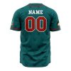 Personalized Deku MHA AOP Baseball Jersey BACK Mockup - Anime Gifts Store